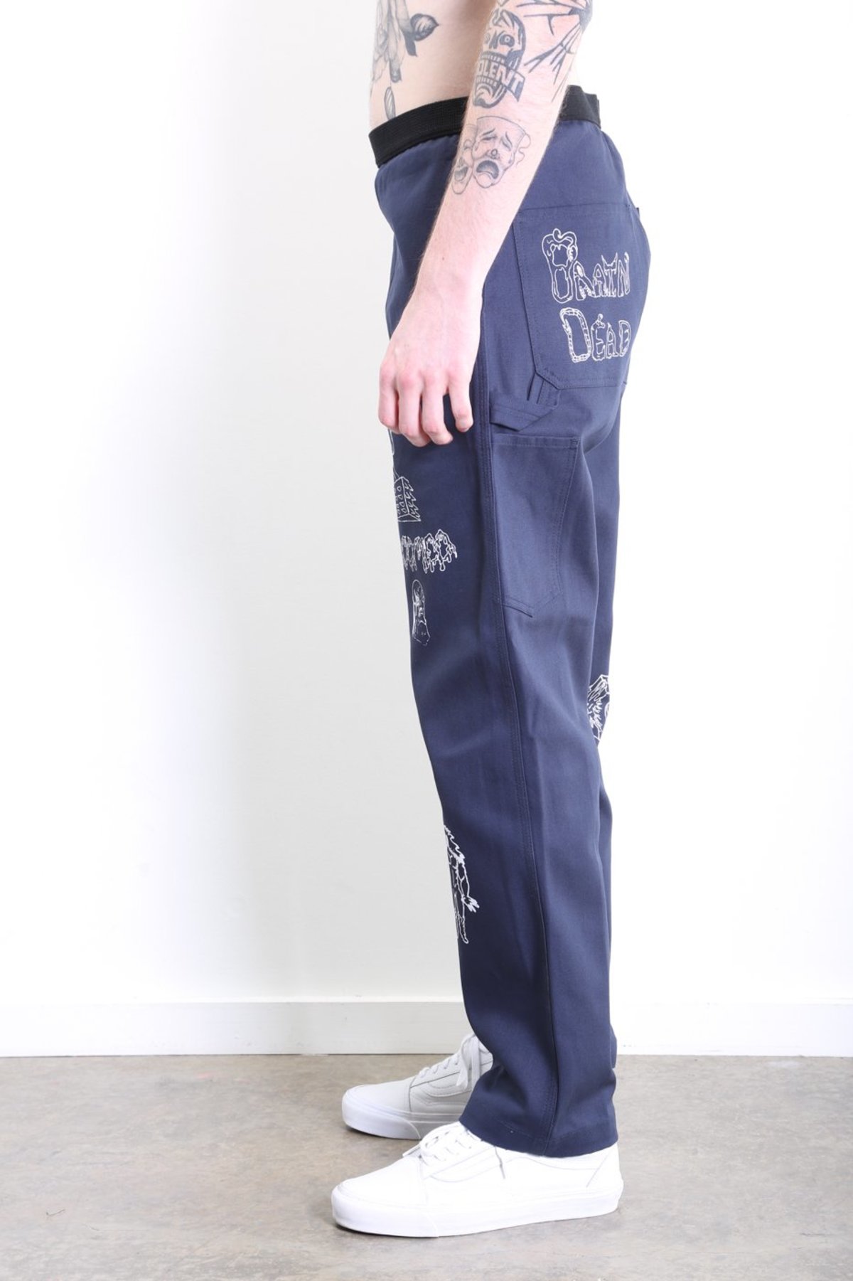 Brain Dead Matt Locke Carpenter Pant - Navy | Garmentory