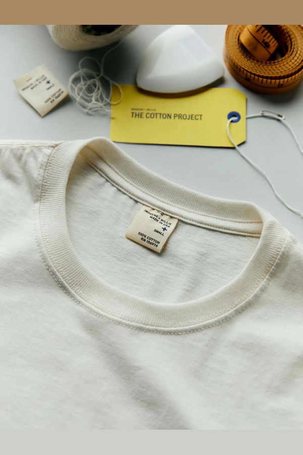 Imogene + Willie The Cotton Project Tee - Vintage White