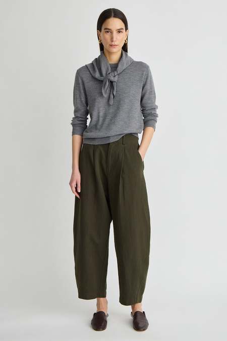 Tanaka Work Jean Trousers - Foggy Green | Garmentory