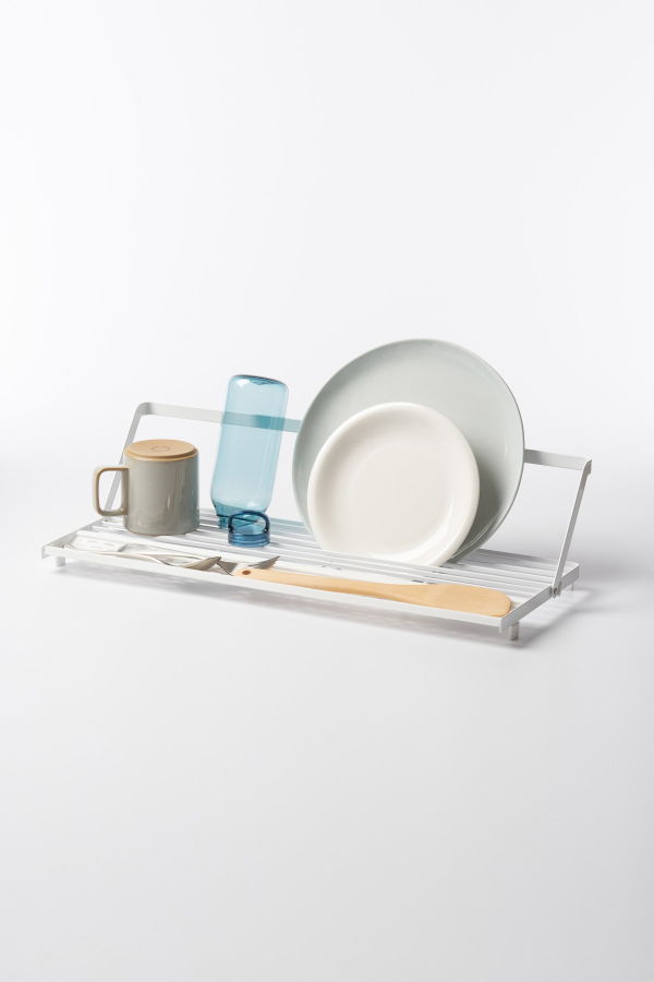 Yamazaki Home Slim Over-the-Sink Dish Drying Rack - Steel