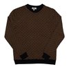 Skim Milk Whole Diamonds & Gold Sweater - Black/Gold - Thumbnail 1
