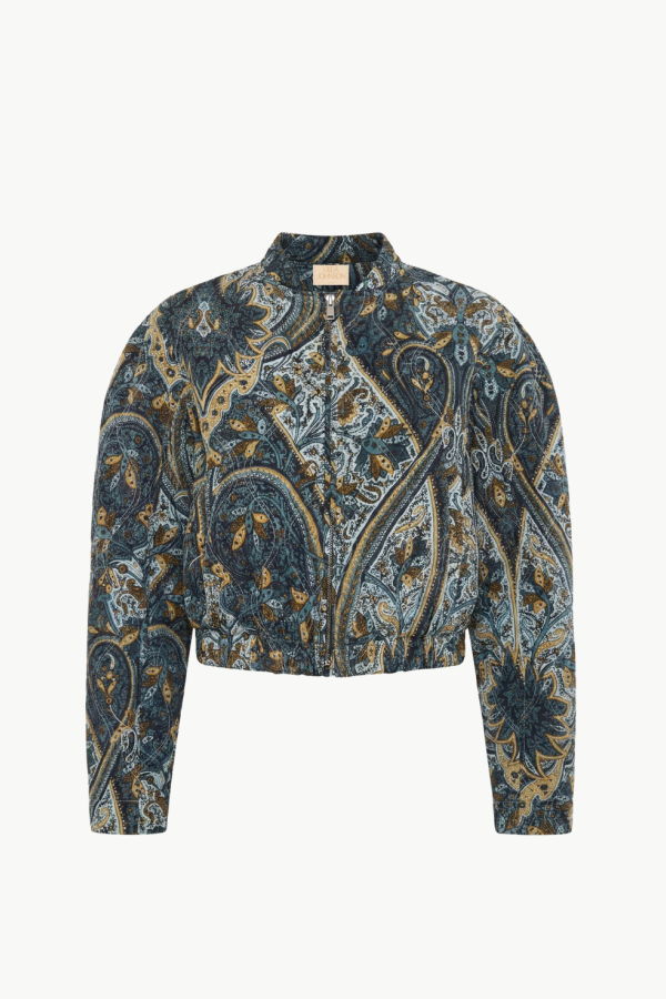 Ulla Johnson Yara Silk Jacket - Prussian