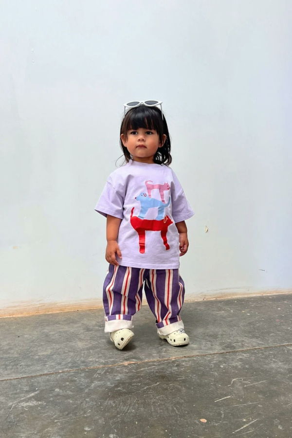 KIDS Milk Teeth Stripe Twill Pants