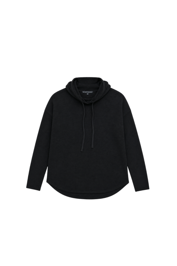 ELLIOTT LAUREN Cowl Neck Sweater - Black