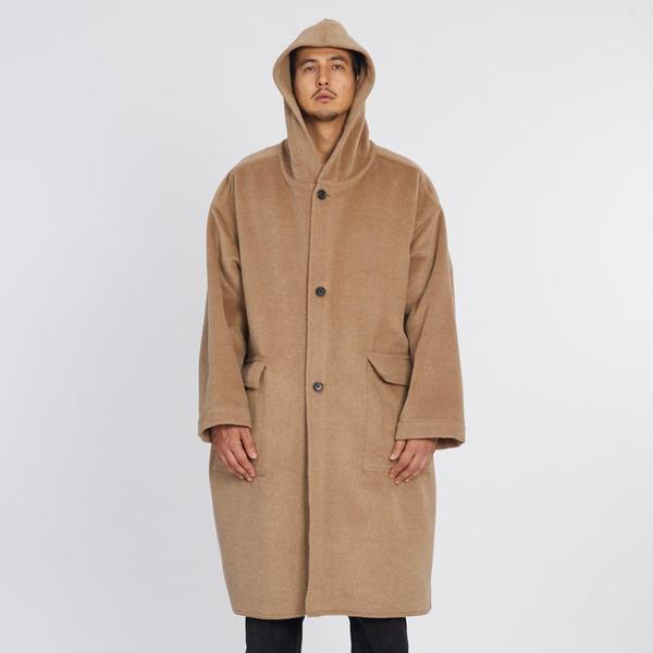 ジャケット・アウター S.K. MANOR HILL HOODED CANOPY COAT S.K. Manor Hill Canopy Coat - Camel | Garmentory