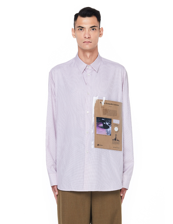 Raf Simons PVC Pocket Shirt - Checked | Garmentory