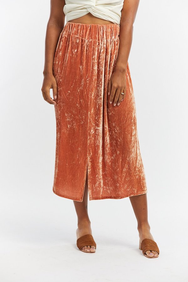 miranda bennett paper bag skirt