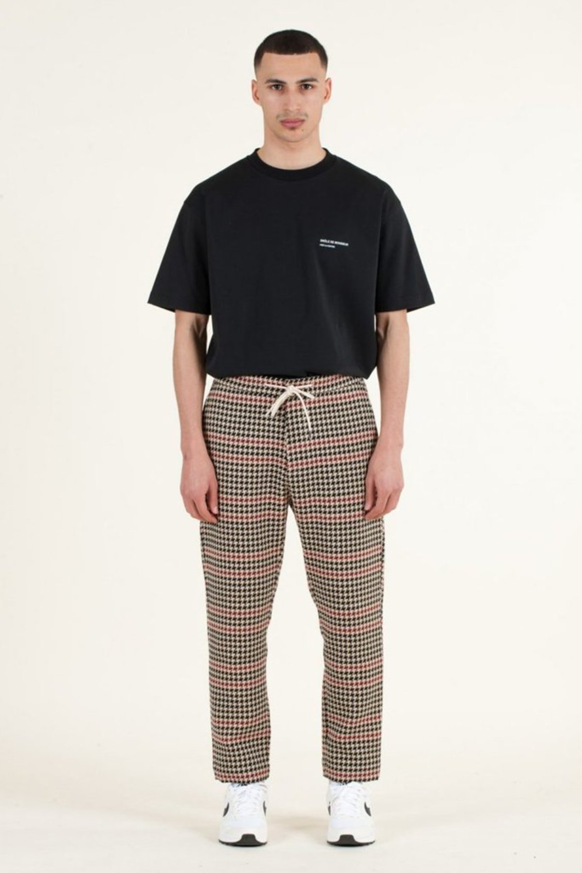 Drôle de Monsieur Tapered Pants - Houndstooth - Image 1 of 6
