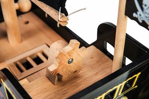 Kids Shop Merci Milo Wooden Pirate Ship - Black Kids Shop Merci Milo Wooden Pirate Ship - Black