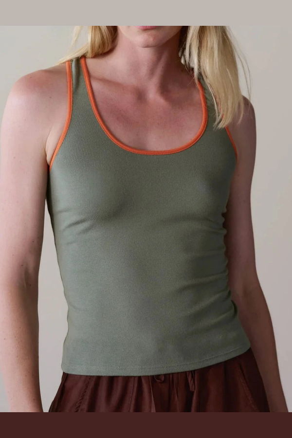 Donni. The Baby Rib Racerback Tank