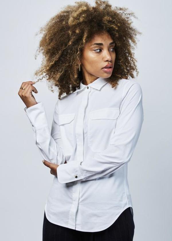Lareida Alex Button Up Shirt - White Lareida Alex Button Up Shirt - White