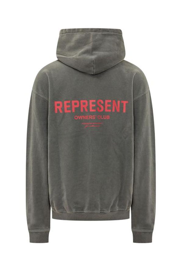 Represent Hoodie - Washed Black