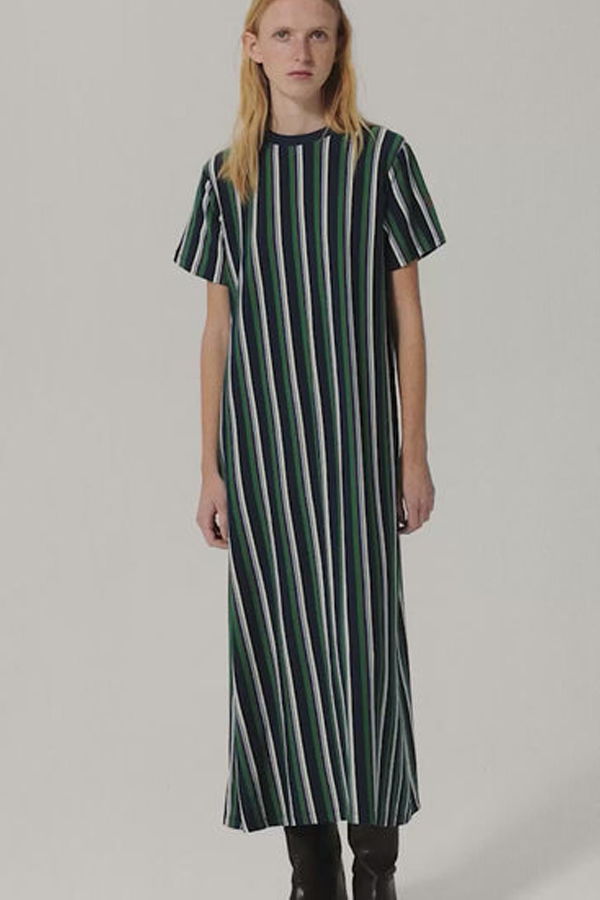 Bobo Choses Striped Long Jersey Dress