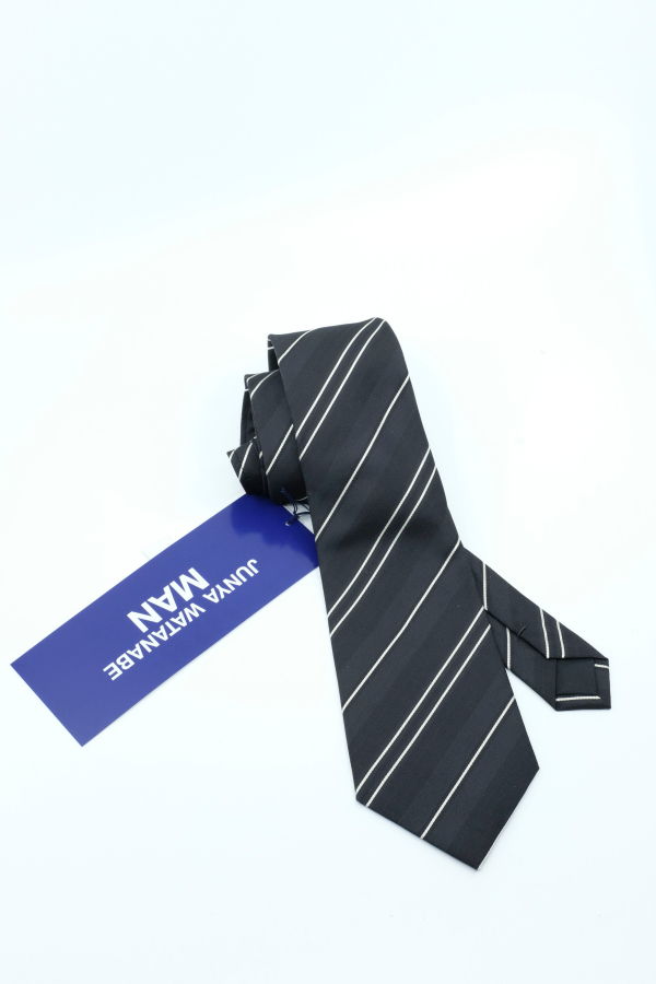 JUNYA WATANABE Diagonal Stripe Silk Tie