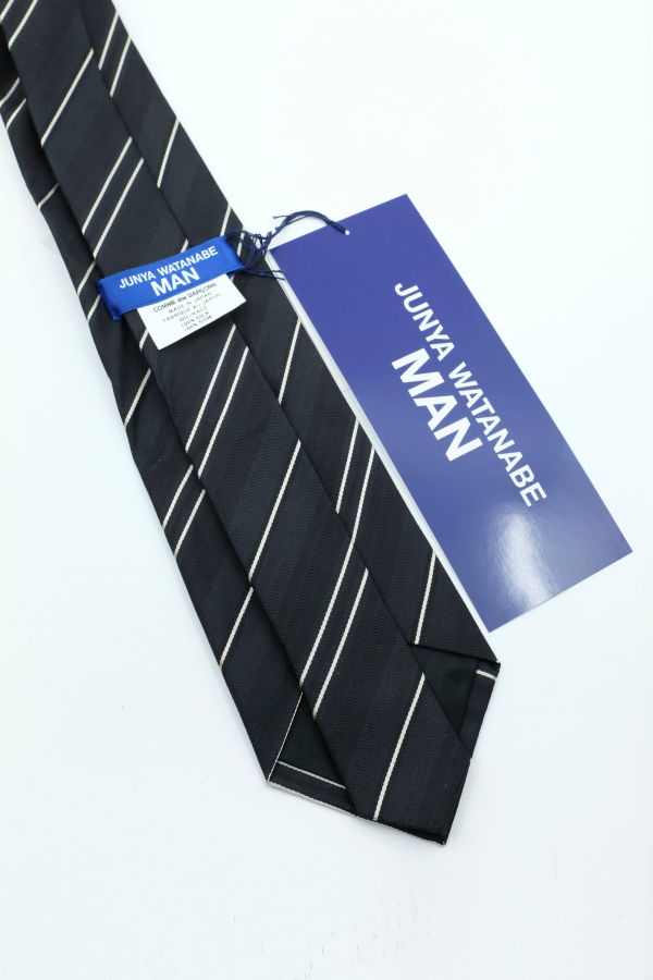 JUNYA WATANABE Diagonal Stripe Silk Tie