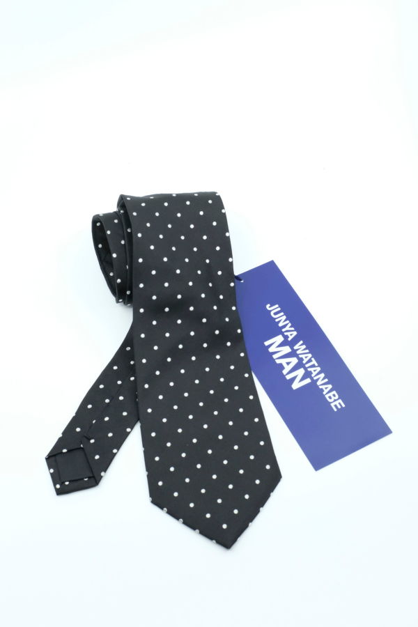 JUNYA WATANABE Polka Dot Silk Tie