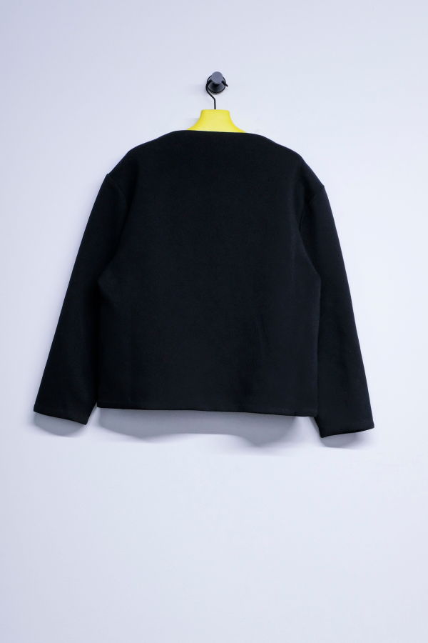 LII Cotton Blend Air Layer Jersey Boatneck Sweatshirt