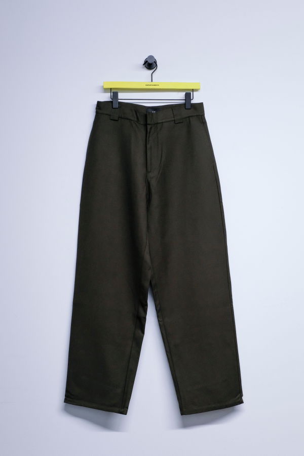 LII Cotton & Poly Double-Faced Wide Trousers