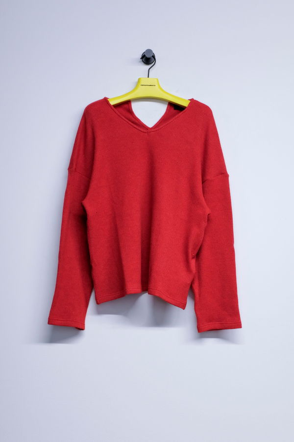 LII Wool Blend V-Neck Sweater