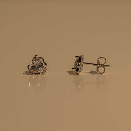 A. B. Ellie Indigo Statement Stud - 14K Gold Plated | Garmentory