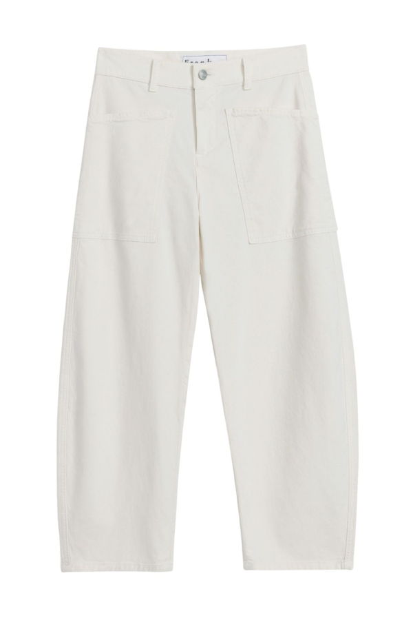 Frank & Eileen Bray Everyday Barrel Pant - Chalk