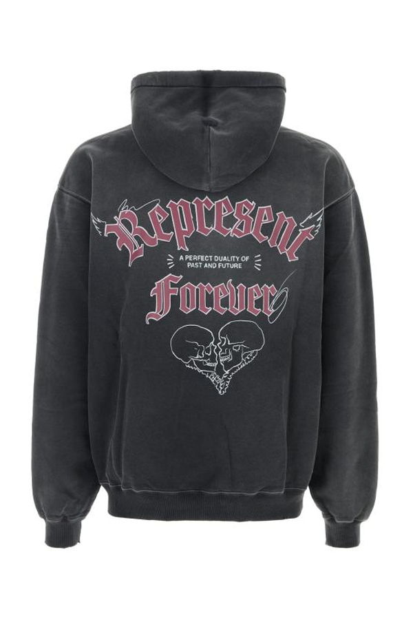 Represent Hoodie - Washed Black