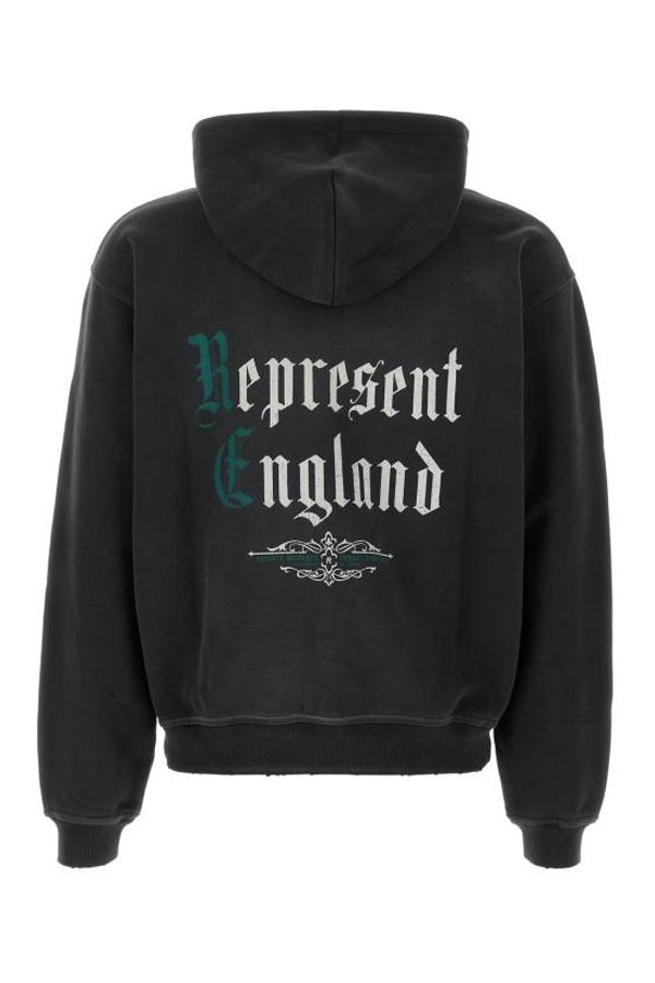 Represent Hoodie - Stained Black
