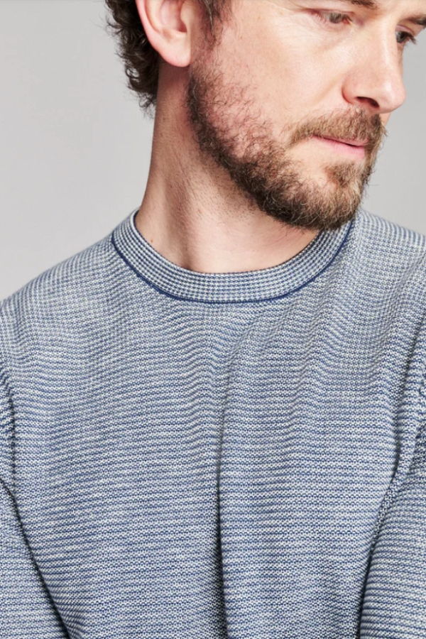 Billy Reid Tuck Stripe Crew Top