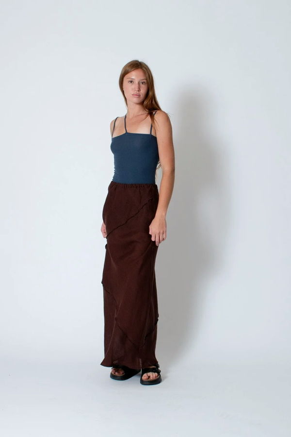 Baserange Lava Skirt - Brown