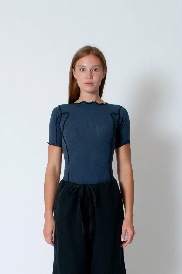 Baserange Omato Tee - Preston Blue