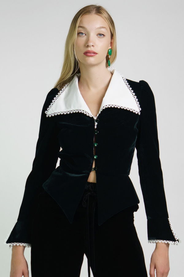 Kristinit Anais Velvet Jacket