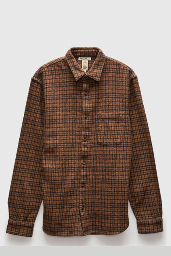 Hiroshi Kato The Ripper Long Sleeve Shirt - Heritage Brown