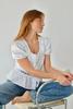 Mind Traveler Roma Short Sleeve Blouse - White - Thumbnail 8