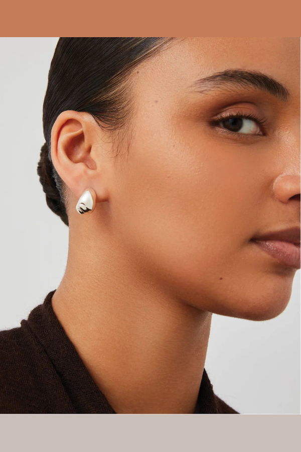Jenny Bird Small Nelle Hoops Earrings - Silver