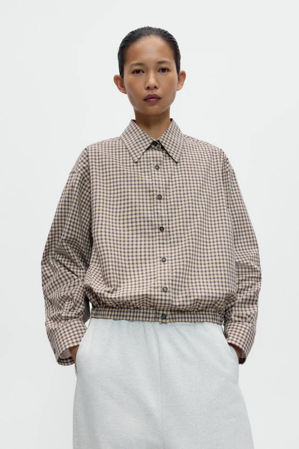 Cordera Checked Bomber Shirt