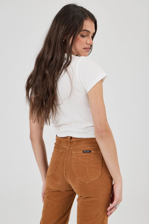 Rollas Eastcoast Flare Jeans - Caramel Cord