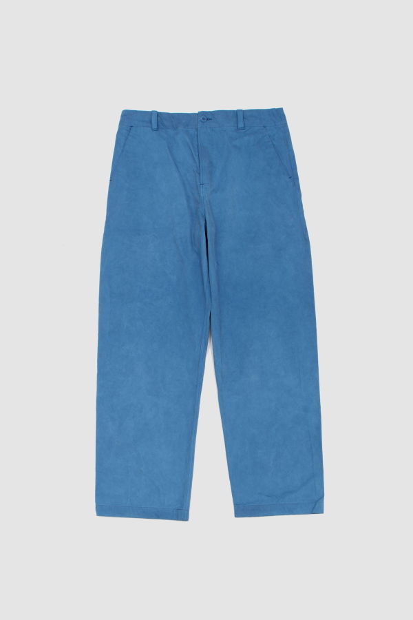 Arpenteur Lux P Brushed Moleskin Trousers - Woad