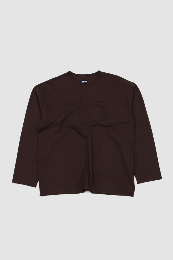 Arpenteur Marine LS Rachel Cotton Mesh T-Shirt - Brown