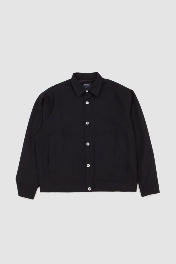 Arpenteur Sigma Unlined Wool Gabardine Overshirt