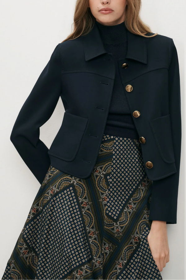 Veronica Beard Turnell Jacket - Navy