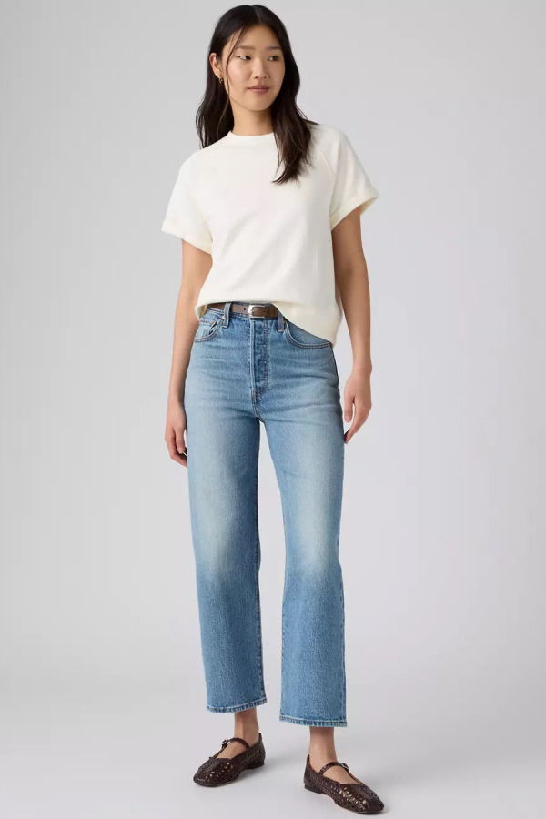 Levi's Ribcage Straight Ankle Should Be Easy Jeans - Denim