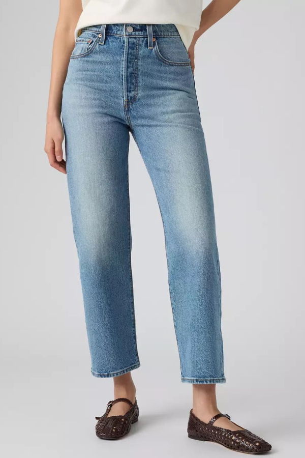 Levi's Ribcage Straight Ankle Should Be Easy Jeans - Denim