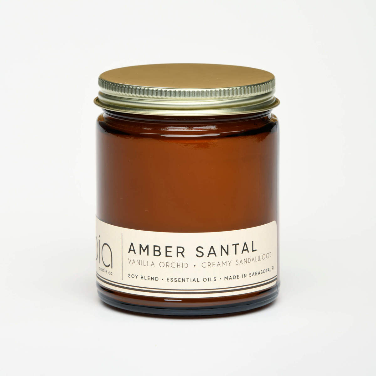 Bia Candle Co Amber Santal Soy Blend Candle - Amber, Sandalwood & Vanilla Orchid - Image 1 of 34