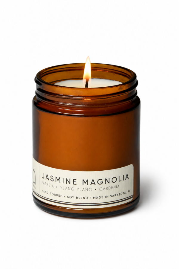 Bia Candle Co Jasmine Magnolia Soy Blend Candle - Gardenia, Ylang Ylang & Musk