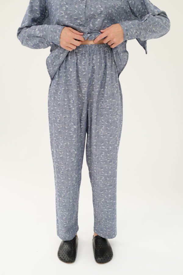 Beklina Basic Pant - Chambray