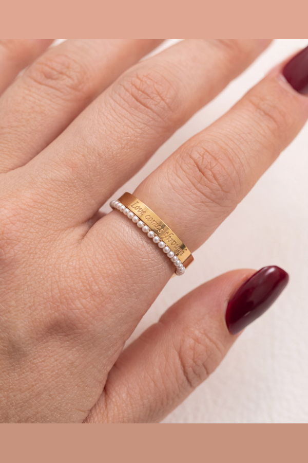 MATTER MATTERS Love Comes Through Gold Ring
