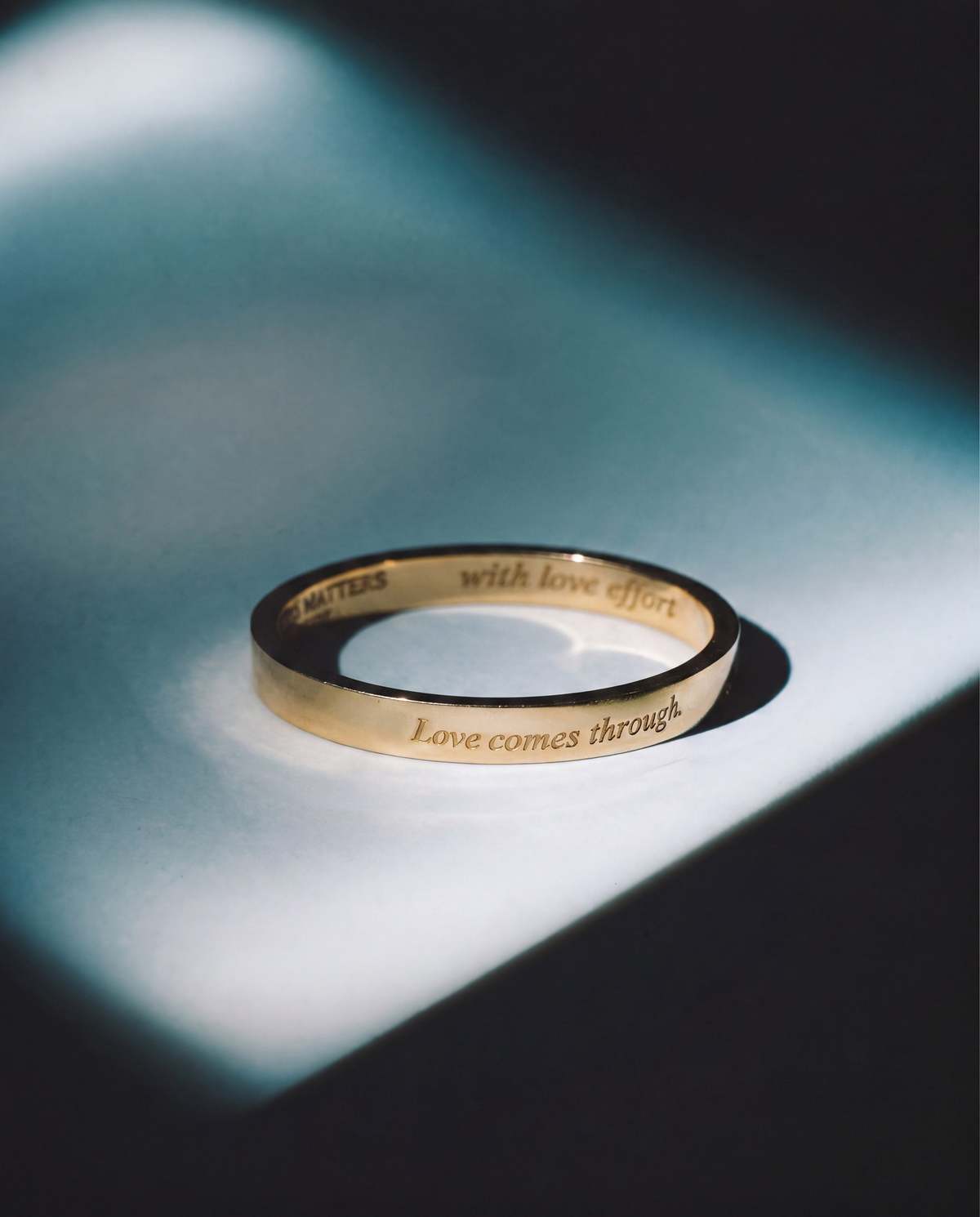 MATTER MATTERS Love Comes Through Gold Ring - Image 6 of 9