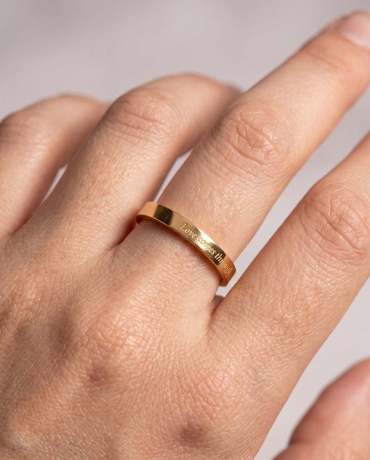 MATTER MATTERS Love Comes Through Gold Ring - Image 8 of 9