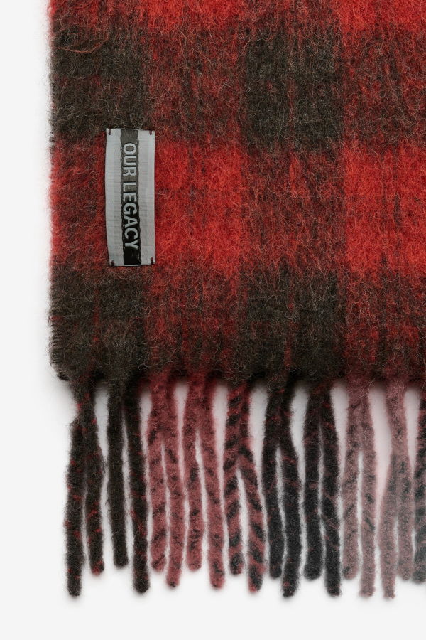 Our Legacy Estate Scarf - Burnt Red