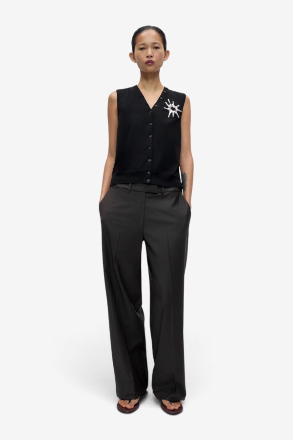 Cordera Merino Wool Button Waistcoat